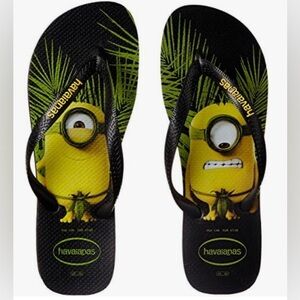 Havaianas Minion Flip-Flop Sandals,  sz 39-40 (US 9-10W)